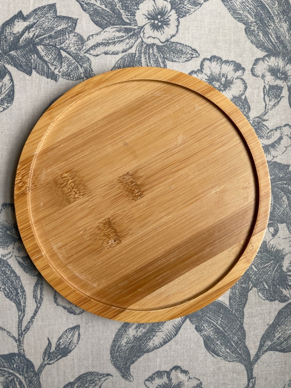 Vintage Glass Cloche Dome with Bamboo Base Cheese Dome Display Cover Home Decor - Picture 3 of 8